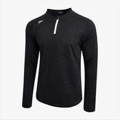 Gaelic Armour 1/2 Zip Round Neck Sweat Black Marl - Age 9-10