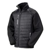 Result Compass Hybrid Padded Jacket Black Grey - M image