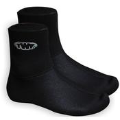 TWF 3mm Neoprene Socks - Black / 2XS image