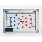 Precision Double-Sided Soccer Tactics Board - White / 60x90cm