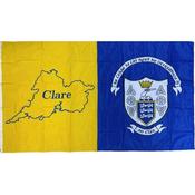 TCF Clare Crested Flag 3X2 - 3X2 / Royal Amber image