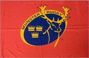 TCF Munster Rugby Flag 5x3 - Red Navy Yellow / 5X3