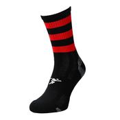 Precision Pro Hooped GAA Mid Socks Black Red - Uk Size Mens 7-11 image