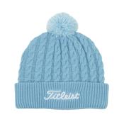 Titleist Cable Knit Beanie Hat - Sky White / Adults image