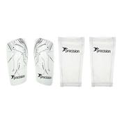 Precision Pro Matrix Shinguards - White Black / LARGE image