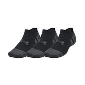 Under Armour Performance Tech Invisible Socks 3 Pack - Black / 4 - 7.5 Uk image
