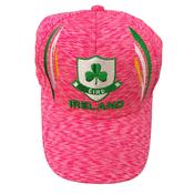 Ireland Peaked Adjustable Cap - Adjustable / Melange Grey Pink image