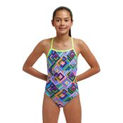Funkita Boxanne Girl's Strapped Piece - Multi / 10 Years