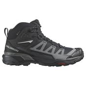 Salomon X Ultra 360 Mid Gore Tex Men's Hiking Boot Black Grey - Black Grey / 10 Uk image