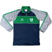 CS Kilrush Shamrocks Half Zip Navy Grey Green - Age 10-11 / Navy Green White