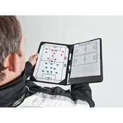 Precision Pro Soccer Coaches Tactic Folder - Black / A4