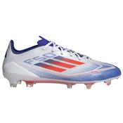 Adidas F50 Pro Firm Ground Football Boots White Blue - 10 Uk / White Red Blue image