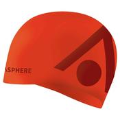 Aqua Sphere Tri Silicone Swim Hat - Adults / Orange
