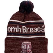 CS Teamwear Breckans Bobble - Maroon White / One Size