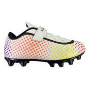 Klaaskickz Velcro Junior Football Boots White Multi White Multi - 13 Uk image