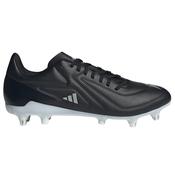 Adidas RS15 Soft Ground Rugby Boots Black Silver - Black Silver / 8 Uk image