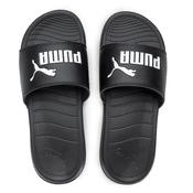 Puma Popcat Slides Black - Black White / 6 Uk image