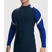 Gaelic Armour Culainn Half Zip Navy Royal White - Age 13-14 image