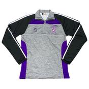 CS Kilrush RFC Half Zip - Age 10-11 / Grey Purple Blk