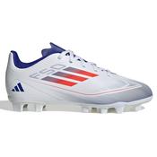 Adidas F50 Club Firm Ground Junior Football Boots White Solar Red Lucid Blue - 3 Uk image