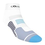 Contest Podium Performance Socks - White Cyan Grey / 6-8 Uk image