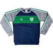 CS Kilrush Shamrocks Crew Neck Navy Grey Green - Age 9-10 / Navy Green White image