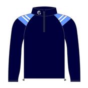 CS Club Half Zip Top Navy Sky White - Navy Sky White / Age 9-10 image