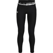 Under Armour HeatGear® Armour Leggings - Large Girls / Black White image