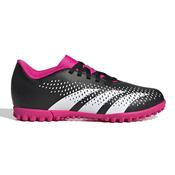 Adidas Predator Accuracy.4 Astro Turf Junior Football Boots (Core Black Shock Pink White) - 3 Uk image