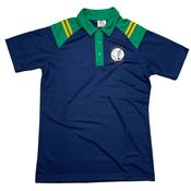CS O'Currys Club Polo Shirt - Medium / Navy Green Amber image