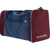 O'Neills Kent Holdall Bag 22" Navy Maroon White - Navy Maroon White