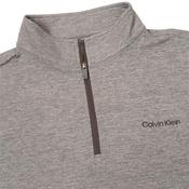 Calvin Klein Golf Mens Newport ½ Zip Top Silver Marl - Silver / XL image