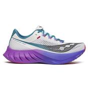 Saucony Endorphin Pro 4 Men's Running Shoes White Shadow - White Purple / 7 Uk image