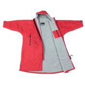 Dryrobe Advanced long Sleeve Changing Robe Red Grey - Red Grey / Large image