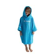 Dryrobe Organic Towel Changing Robe Kids Blue - Blue / Age 10-13