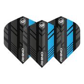 Winmau Rhino Darts Flights Black Blue - Black Blue image