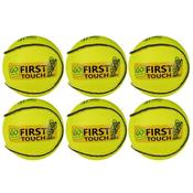 Karakal First Touch Sliotar Yellow 6 Pack - Yellow image