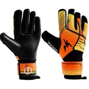 Precision Fusion Heat Goalkeeper Rollfinger Gloves - Orange / 9.5 image