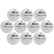 Atak Gaelic Trainer Football Size 4 - 10 Pack - White / Size 4