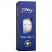 Titleist Tour Soft Golf Balls 3 Pack - White / 3 Pack image
