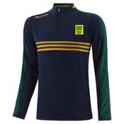 O'Neills Ennistymon Hurling Club Dromore Squad Half Zip Navy Bottle Amber - Multicolor / 2XL