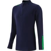 O'Neills Jenson Brushed Half Zip Navy Green - Navy Green / Small image