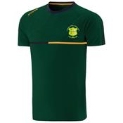 O'Neills Kilmihil GAA Synergy Tee Shirt Bottle Green Amber - Bottle Amber / SMALL image