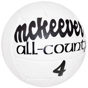 McKeever County Match Gaelic Football Size 4 - White / Size 4