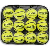 O'Neills All Ireland Sliotar Yellow 12 Pack - Yellow / Size 5