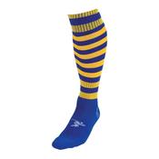 Precision Pro Football Socks Hooped Royal Amber - Uk Mens 7-11