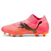 Puma Future 7 Pro Firm Ground Football Boots Sunset Glow - Sunset Glow / 9.5 Uk image