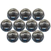 Raptor Street Football 10 Pack - Size 5 10 Pack / Black Blue