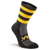 Atak Shox Mid Lenght Football Socks Black Amber - 9-12 Uk image