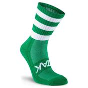 Atak Shox Mid Lenght Football Socks Green White - Green White / 3-5 Uk image